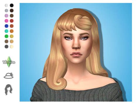 Sims 4 Maxis Match Hair Aurora The Sims Book