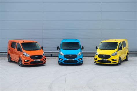 Crazy Colorful Ford Ms Rt Transit Vans Perfect For Showoffs The News