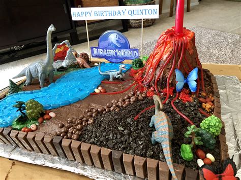 Jurassic World Birthday Cake Jurassic World Cake Dinosaur Cake