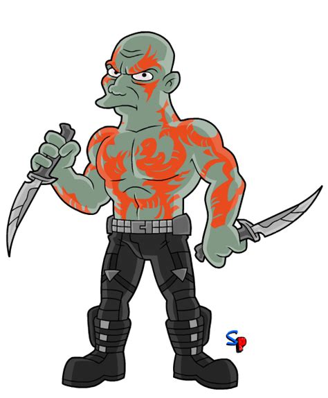 Springfield Punx Guardians Of The Galaxy Drax The Destroyer Drax