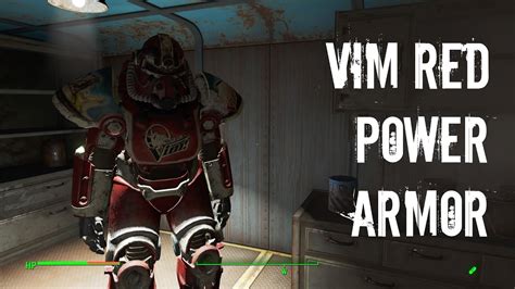 Fallout 4 How To Find Red Vim Power Armor Youtube