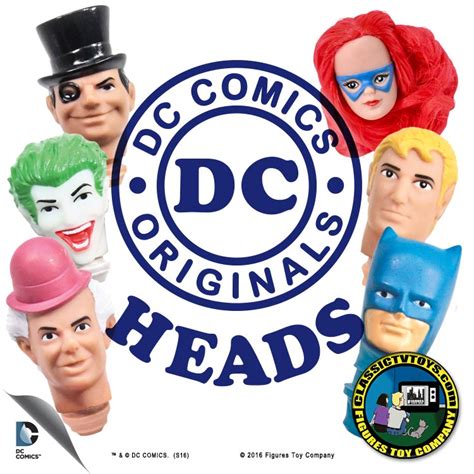 Dc Comics Retro 8 Inch Action Figure Heads Only
