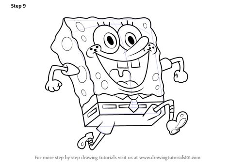 Learn How To Draw Spongebob From Spongebob Squarepants Spongebob