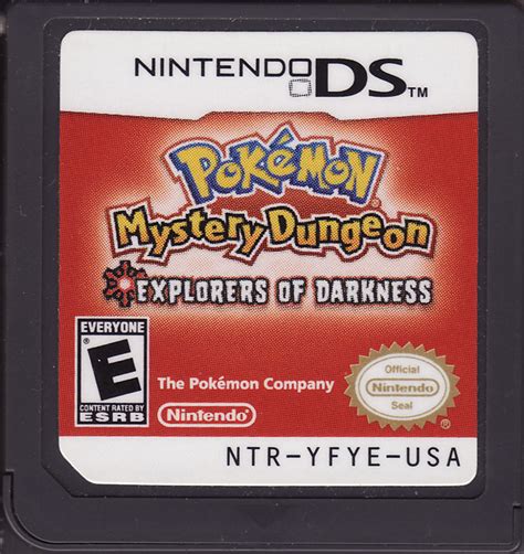 Pokémon Mystery Dungeon Explorers Of Darkness Cover Or Packaging