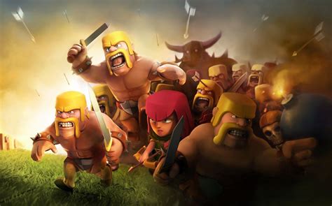 Clash Of Clans Mobile Game Wallpapers Wallpaper Cave