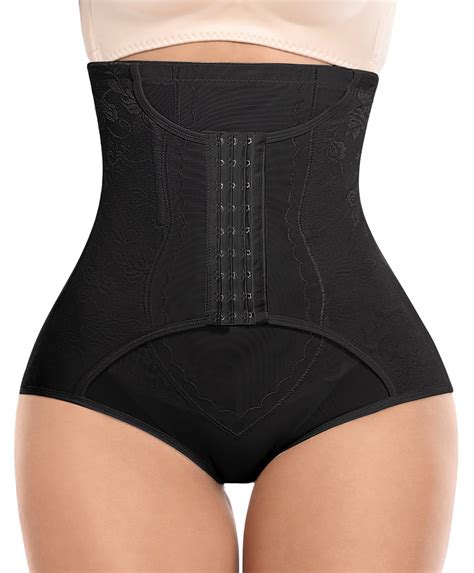 VASLANDA Tummy Control Panties For Women Shapewear Butt Lifter Short High Waist Trainer Corset