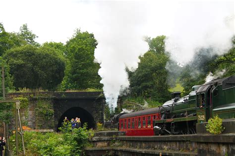 Steam Trains Heading For Grosmont Tunnel North Yorkshire Moors Railway