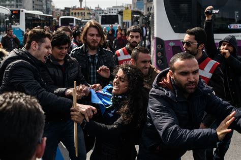 International Women S Day Rally In Turkey Turns Violent Nbc News