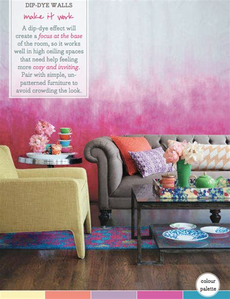 Palette Addict How To Get Dip Dye Walls Right Bright Bazaar By Will