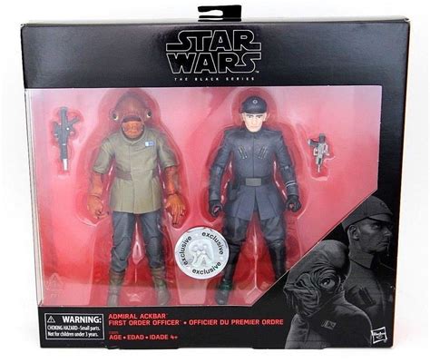 Star Wars The Black Series 6 Inch Admiral Ackbar And First Order