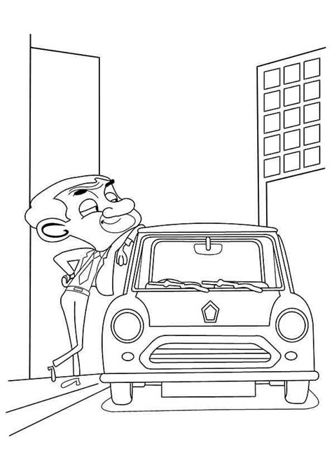 Free Mr Bean Coloring Pages Download And Print Mr Bean Coloring Pages