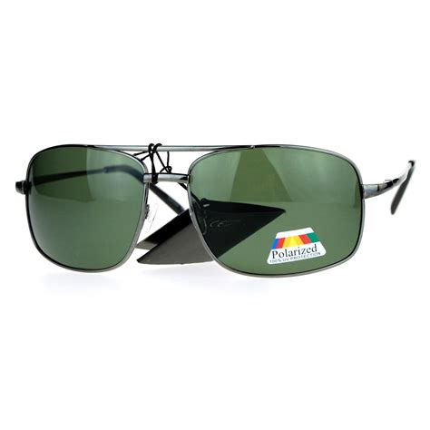 Sa106 Anti Glare Polarized Lens Narrow Rectangular Sport Sunglasses Ebay