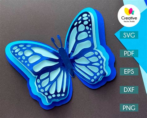 Butterfly Svg Cutting Template 7 Creative Vector Studio