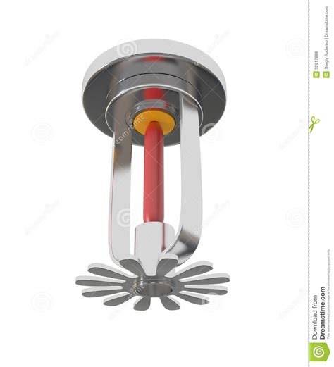 Ordinary hazard group 1 occupancies are where combustibility of contents is low, the. Ceiling Fire Sprinkler Isolated On White Royalty Free ...