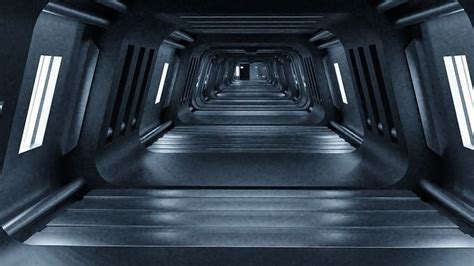Sci Fi Tunnel Free 3d Model Cgtrader