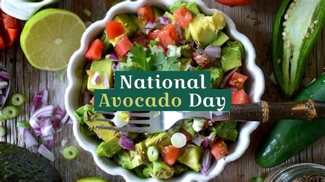 National Avocado Day Video Template Editable Youtube