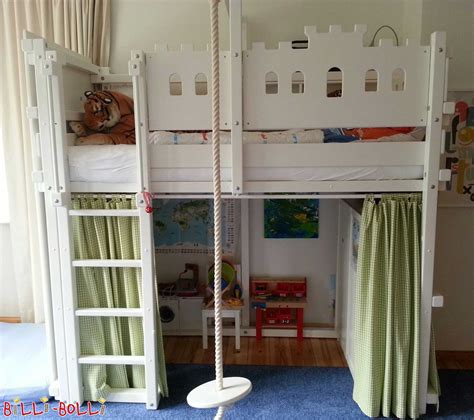 Alle bretter und schrauben waren vorhanden und es gab keine beschädigungen! Loft Bed Adjustable by Age for kids | buy online | Billi-Bolli