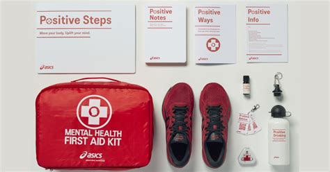 The Mental Health First Aid Kit Supplied By Asics Creative Moment