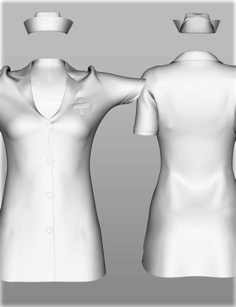 Sexy Nurse Uniform For Genesis 2 Females Daz 3d