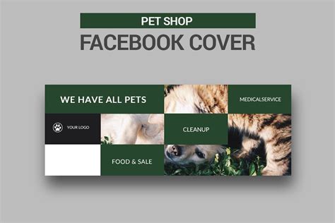 Pet Shop Facebook Cover Sk Creative Photoshop Templates ~ Creative