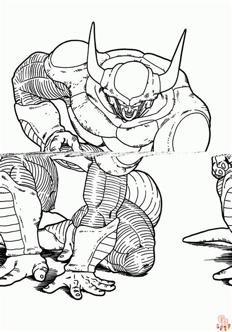Get Free Dragon Ball Z Frieza Coloring Pages Printable Now 24940 The