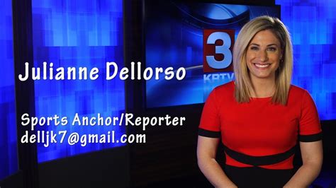 Julianne Dellorso Sports Anchorreporter Reel Youtube