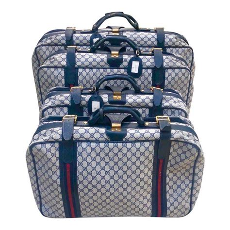 Vintage Gucci Soft Sided Luggage Set Of 4 Vintage Gucci Gucci