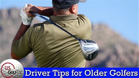 How To Hit Driver For Seniors Vertical Line Golf Swing Senior