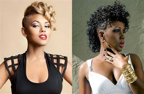 Black women special texture hair and short cuts complete their look; 30 Chic Mohawk Hairstyles for Black Women 2021 - 2022