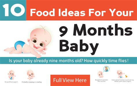 But still it's a good idea to offer one, to encourage his self feeding. 9 Month Baby Food: Top 10 Food Ideas And 4 Interesting Recipes