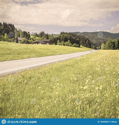 Asphalt Road In Austria Stock Image Image Of Hill Land 193036627