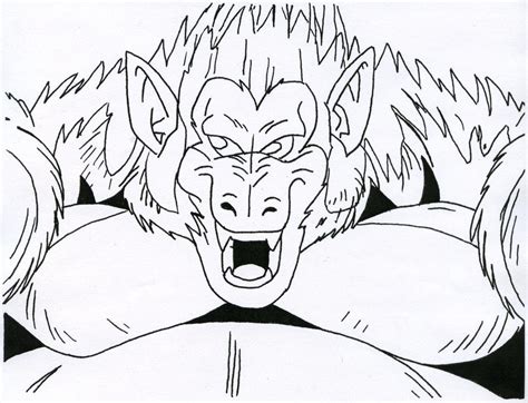 Dibujos De Goku Ozaru Para Colorear Images And Photos Finder