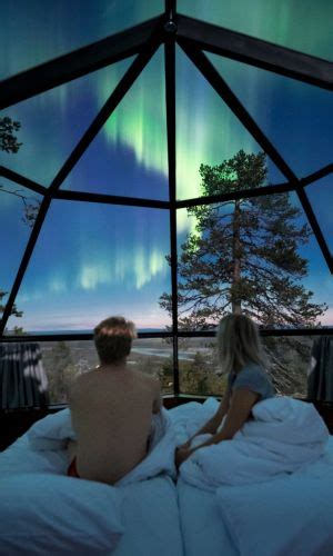 Glass Igloos For Northern Lights 50 Degrees North