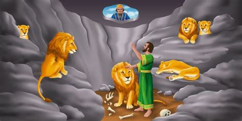 Daniel And The Lions Den Childrens Story With Pictures Picturemeta