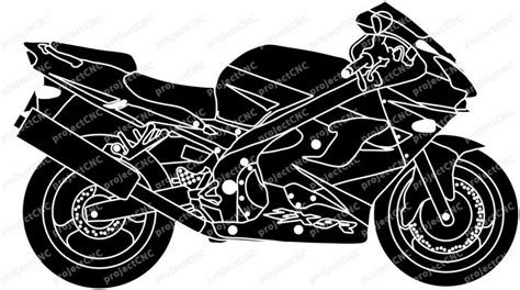 Kawasaki Motor Motorcycle Motorbike Chasers Cnc Cut File Laser Dxf Cad