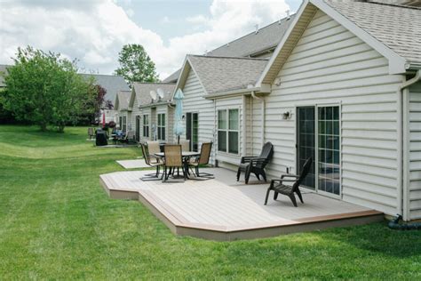 Ground Level Deck Outdoor Living Space