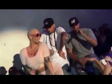Amber Rose Twerks ALL Over Chris Brown In The Club Watch The SEXY Footage HERE Perez Hilton