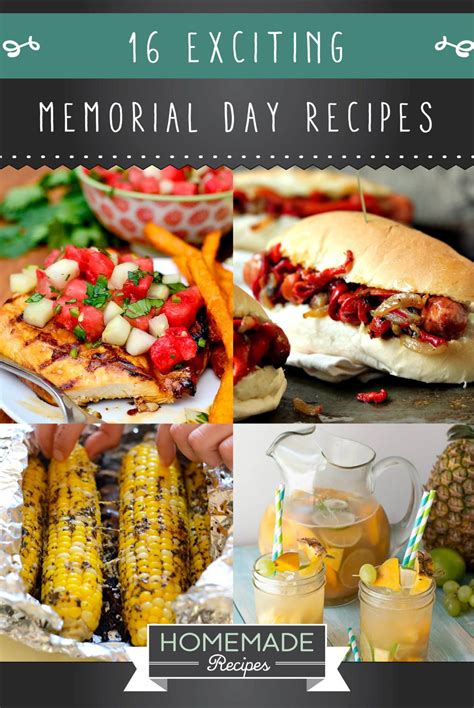 16 Exciting Memorial Day Recipes Homemade Recipes Homemade Recipes