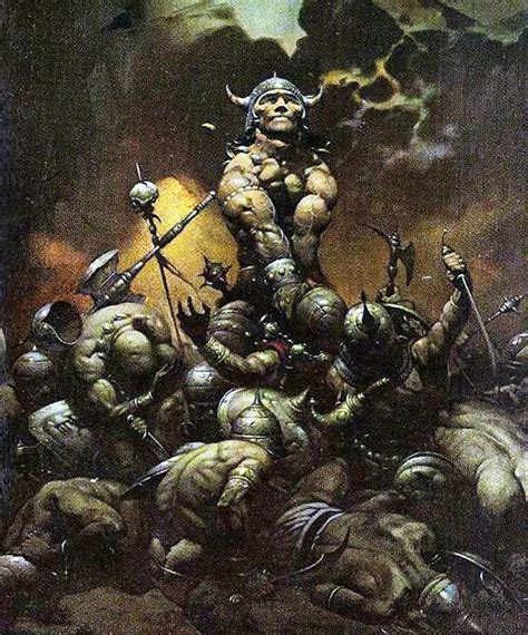 Cover Of Conan The Buccaneer Conan The Destroyer By Frank Frazetta