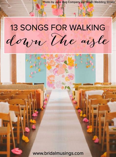 And your first dance is no different! 13 Alternative Processional Songs For The Bride's Entrance ...