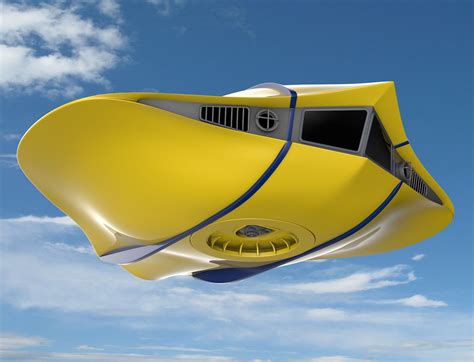 Flying Sub From Voyage To The Bottom Of The Sea 3d Model 45 C4d
