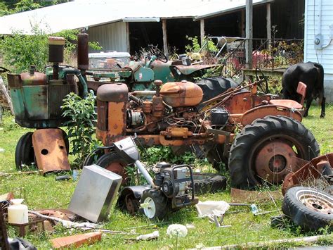Tractor Junkyard 1 Antique Tractor Yard In Bell Buckle Ten J