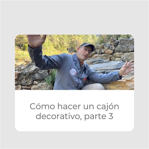 Cómo hacer un cajón decorativo parte 3