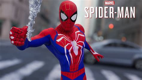 Spider Man Pc Spider Verse Advanced Suit Mod Free Roam Gameplay