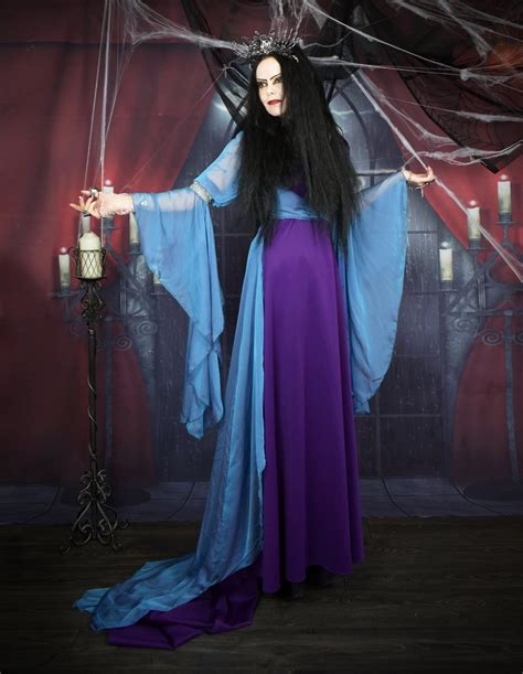 Morgana Pendragon Gown BBC Merlin Cosplay Costume By Moonmaiden Gothic Clothing