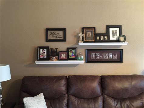 Floating Shelves Above The Couch Shelves Above Couch Above Couch