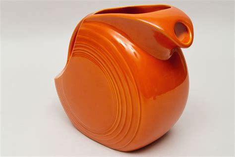 Fiesta Vintage Radioactive Red Disc Pitcher Br