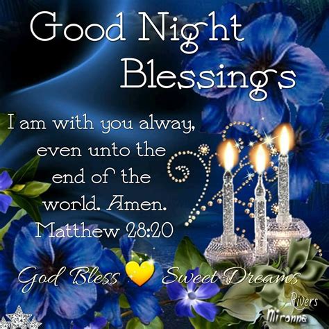 I Am With You Always Good Night Blessings Pictures Photos And Images