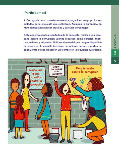 Published on may 28, 2010. Formación Cívica y Ética Sexto grado 2016-2017 - Online - Página 73 - Libros de Texto Online