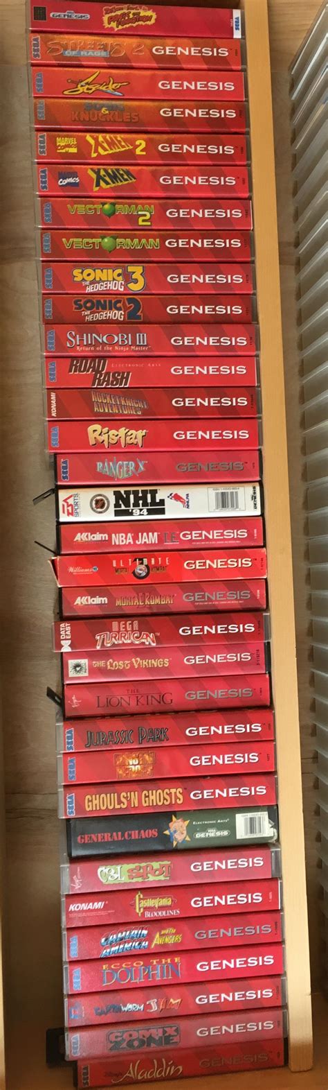 My Sega Genesis Collection What Am I Missing What Games Are Your